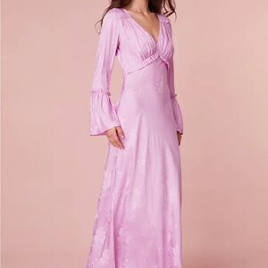 Kalona Silk Jacquard Maxi Dress